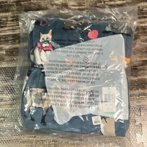 Vera Bradley Fleece Throw Blanket in Cats Meow NWT - Picture 3 of 6